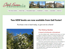 Tablet Screenshot of gailfostertasmania.com